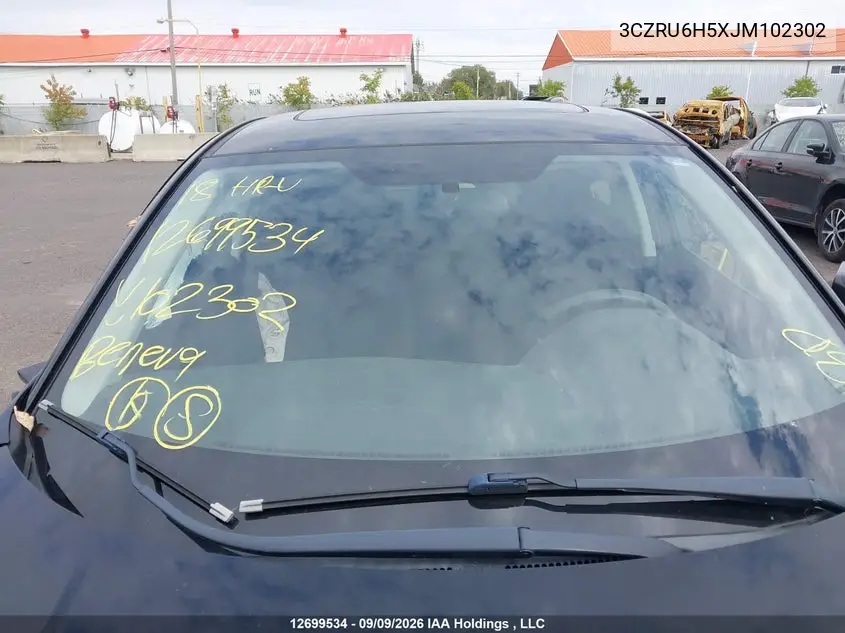 Auction sale of the 2018 Honda HR V , vin: 3CZRU6H5XJM102302, lot number: 12699534