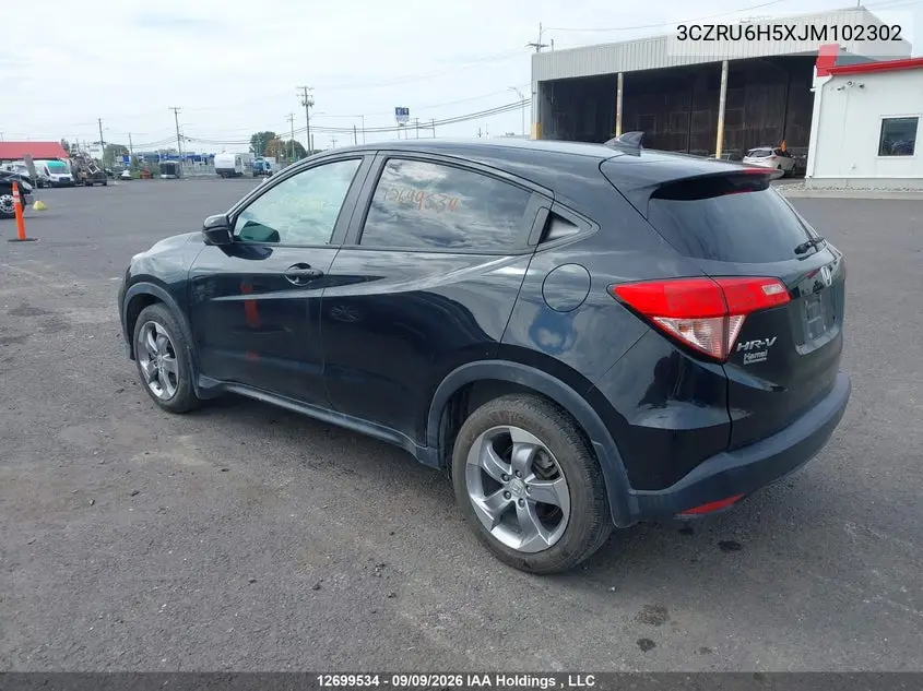 Auction sale of the 2018 Honda HR V , vin: 3CZRU6H5XJM102302, lot number: 12699534
