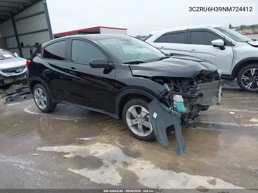 Auction sale of the 2022 Honda HR V , vin: 3CZRU6H39NM724412, lot number: 45043240