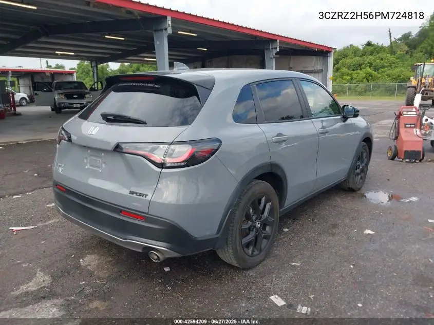 Auction sale of the 2023 Honda HR V , vin: 3CZRZ2H56PM724818, lot number: 42594209