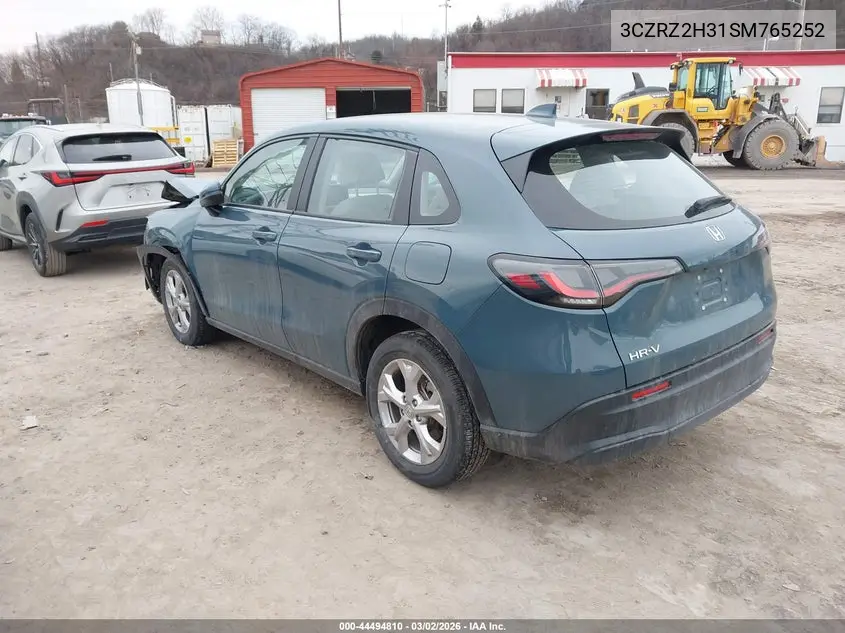 Auction sale of the 2025 Honda HR V , vin: 3CZRZ2H31SM765252, lot number: 44494810