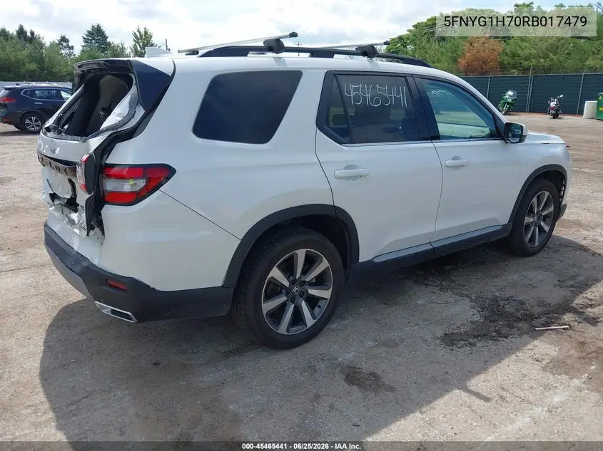Auction sale of the 2024 Honda Pilot , vin: 5FNYG1H70RB017479, lot number: 45465441