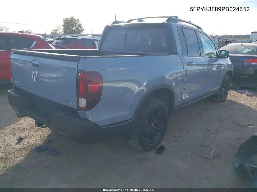 Auction sale of the 2023 Honda Ridgeline , vin: 5FPYK3F89PB024652, lot number: 43649816