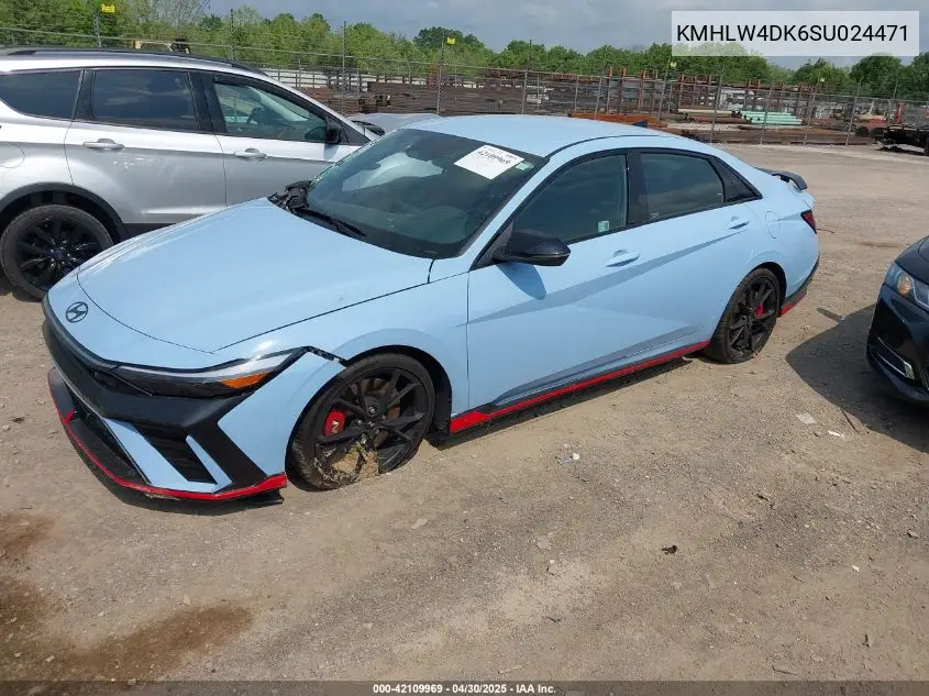 Auction sale of the 2025 Hyundai Elantra N , vin: KMHLW4DK6SU024471, lot number: 42109969