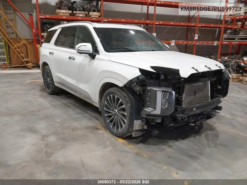Auction sale of the 2023 Hyundai Palisade , vin: KM8R5DGE7PU599723, lot number: 30090372