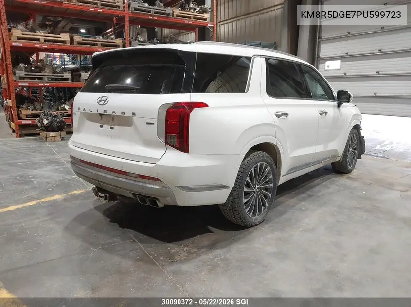 Auction sale of the 2023 Hyundai Palisade , vin: KM8R5DGE7PU599723, lot number: 30090372
