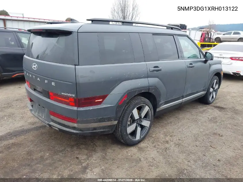 Auction sale of the 2024 Hyundai Santa Fe , vin: 5NMP3DG1XRH013122, lot number: 44206514
