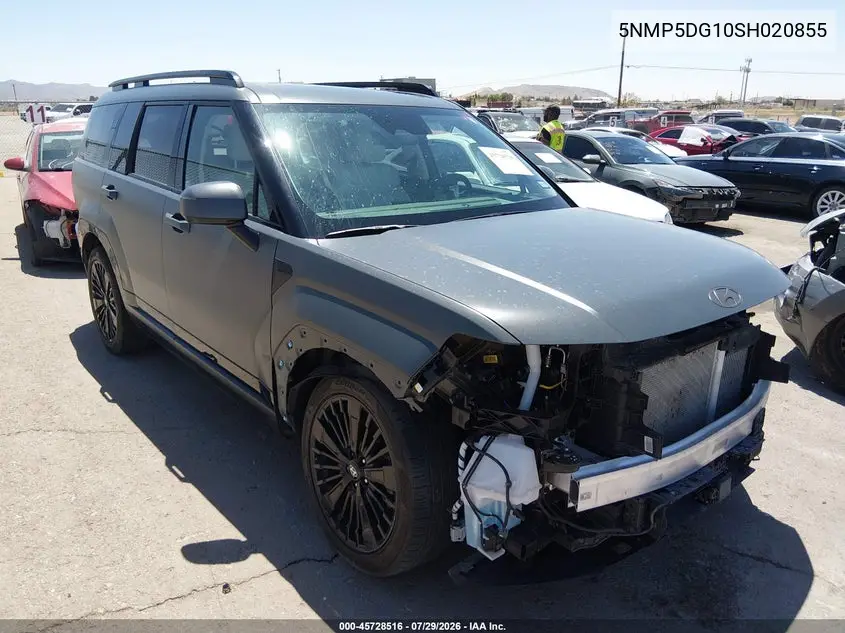 Auction sale of the 2025 Hyundai Santa Fe , vin: 5NMP5DG10SH020855, lot number: 45728516