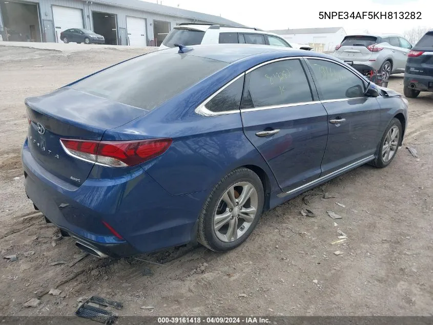 Auction sale of the 2019 Hyundai Sonata , vin: 5NPE34AF5KH813282, lot number: 39161418