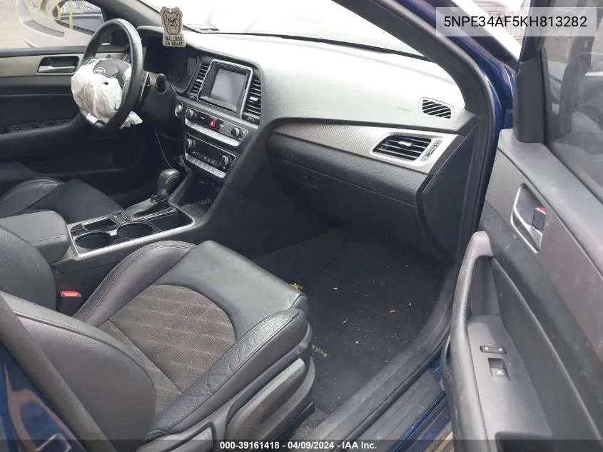 Auction sale of the 2019 Hyundai Sonata , vin: 5NPE34AF5KH813282, lot number: 39161418