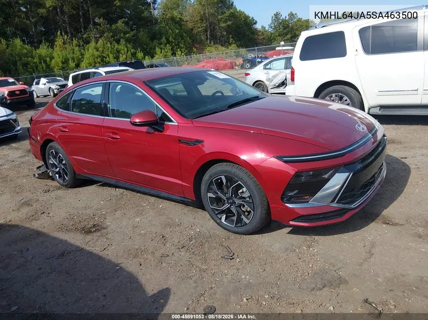 Auction sale of the 2025 Hyundai Sonata , vin: KMHL64JA5SA463500, lot number: 45891053