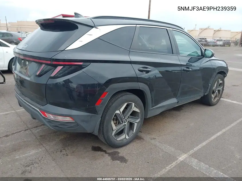 Auction sale of the 2023 Hyundai Tucson , vin: 5NMJF3AE9PH239359, lot number: 44505751