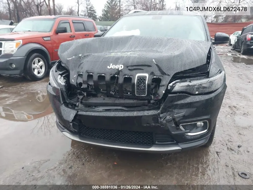 Auction sale of the 2020 Jeep Cherokee , vin: 1C4PJMDX6LD622478, lot number: 38591036