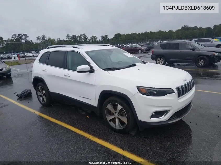 Auction sale of the 2020 Jeep Cherokee , vin: 1C4PJLDBXLD618609, lot number: 46191837