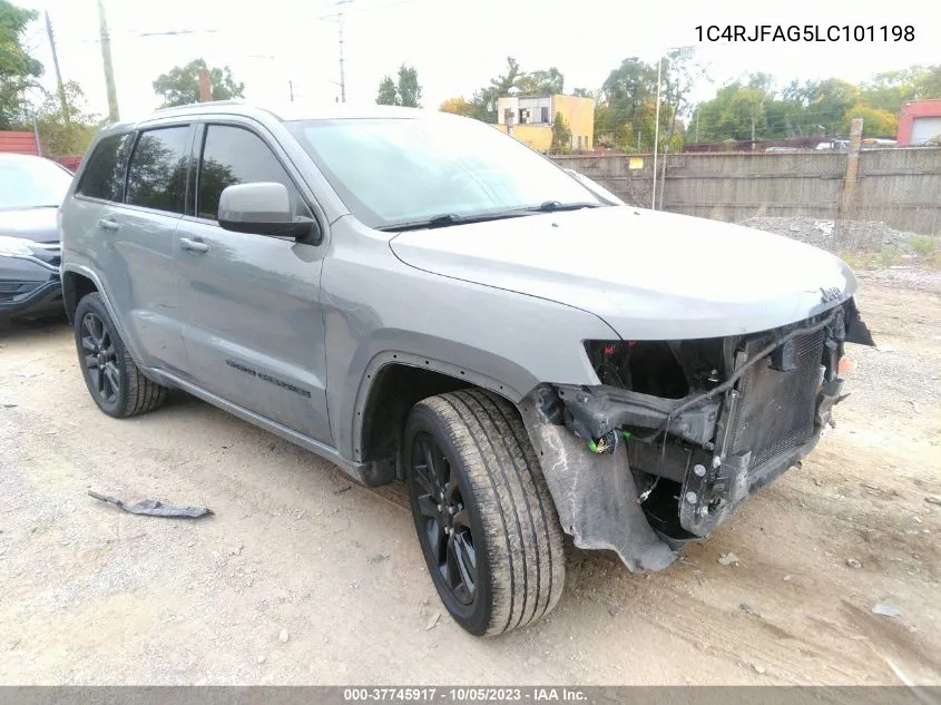 Auction sale of the 2020 Jeep Grand Cherokee , vin: 1C4RJFAG5LC101198, lot number: 37745917