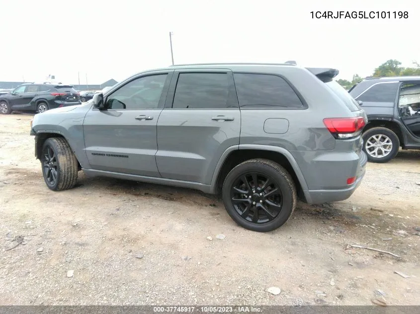 Auction sale of the 2020 Jeep Grand Cherokee , vin: 1C4RJFAG5LC101198, lot number: 37745917