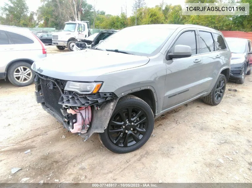 Auction sale of the 2020 Jeep Grand Cherokee , vin: 1C4RJFAG5LC101198, lot number: 37745917