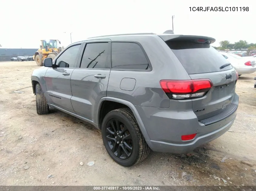 Auction sale of the 2020 Jeep Grand Cherokee , vin: 1C4RJFAG5LC101198, lot number: 37745917