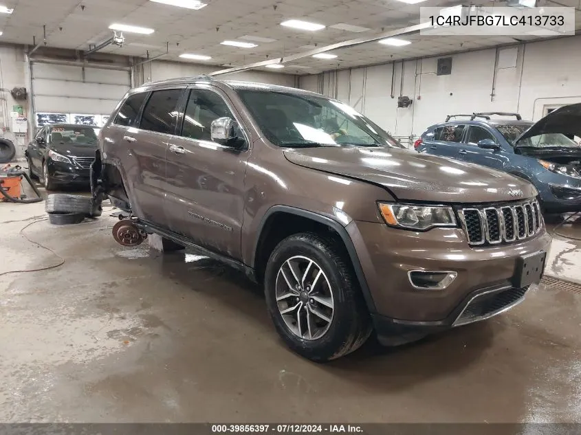 Auction sale of the 2020 Jeep Grand Cherokee , vin: 1C4RJFBG7LC413733, lot number: 39856397