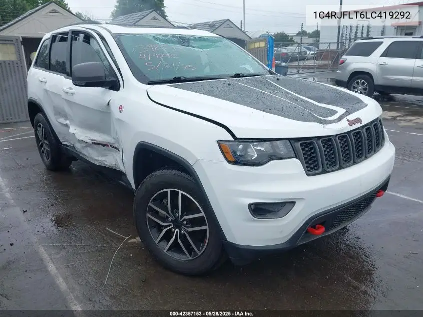 Auction sale of the 2020 Jeep Grand Cherokee , vin: 1C4RJFLT6LC419292, lot number: 42357153