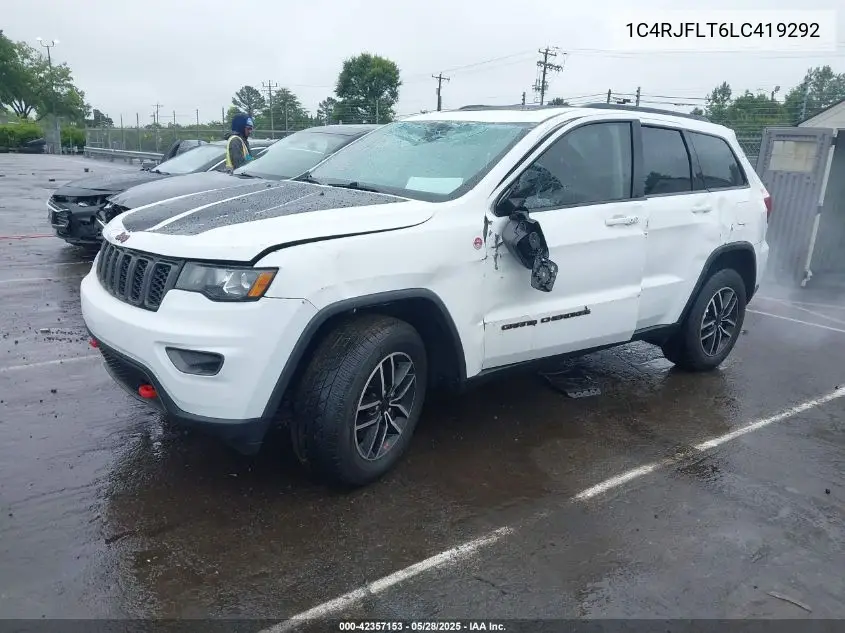 Auction sale of the 2020 Jeep Grand Cherokee , vin: 1C4RJFLT6LC419292, lot number: 42357153