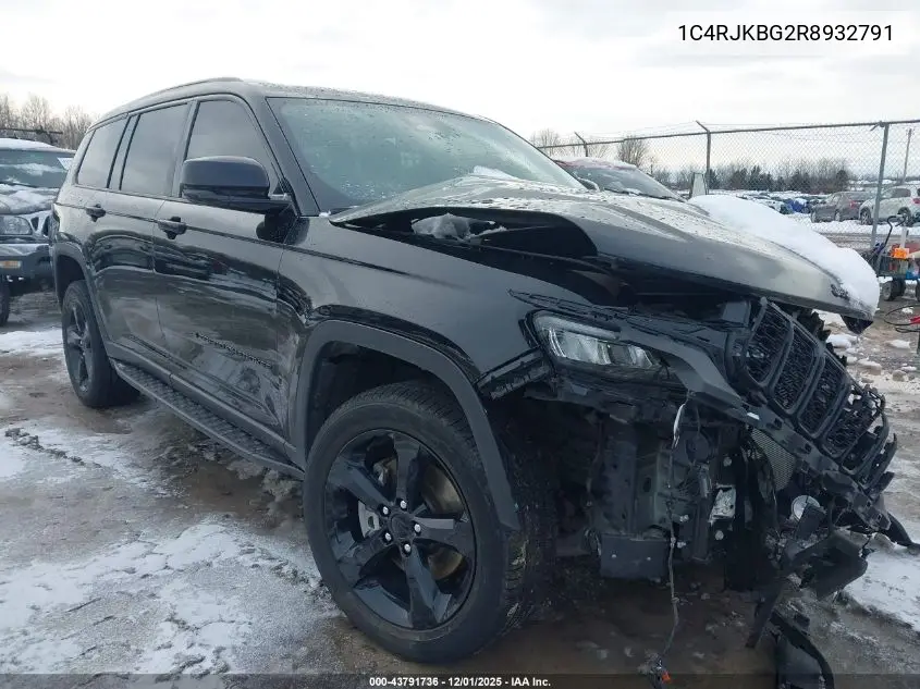 Auction sale of the 2024 Jeep Grand Cherokee , vin: 1C4RJKBG2R8932791, lot number: 43791736