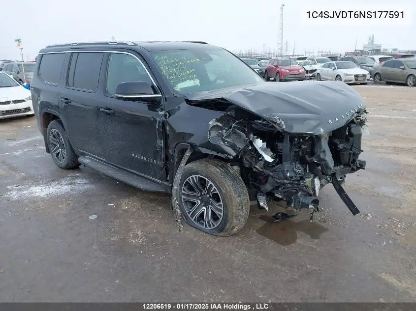 Auction sale of the 2022 Jeep Grand Wagoneer , vin: 1C4SJVDT6NS177591, lot number: 12206519