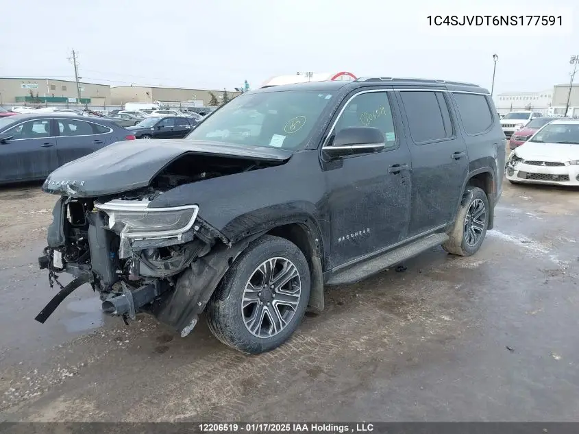 Auction sale of the 2022 Jeep Grand Wagoneer , vin: 1C4SJVDT6NS177591, lot number: 12206519