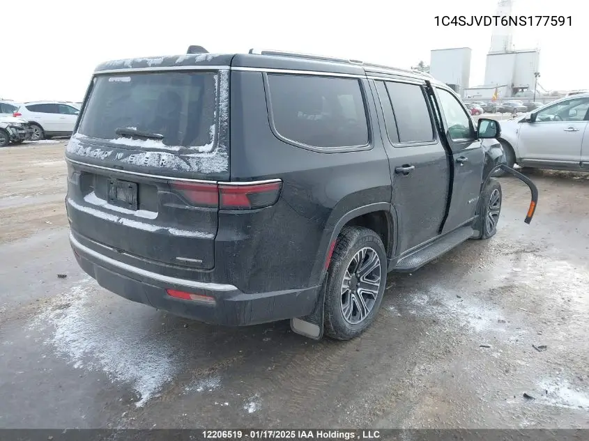 Auction sale of the 2022 Jeep Grand Wagoneer , vin: 1C4SJVDT6NS177591, lot number: 12206519
