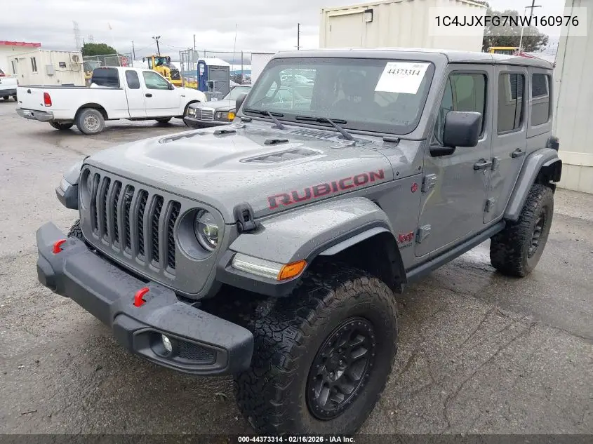 Auction sale of the 2022 Jeep Wrangler , vin: 1C4JJXFG7NW160976, lot number: 44373314