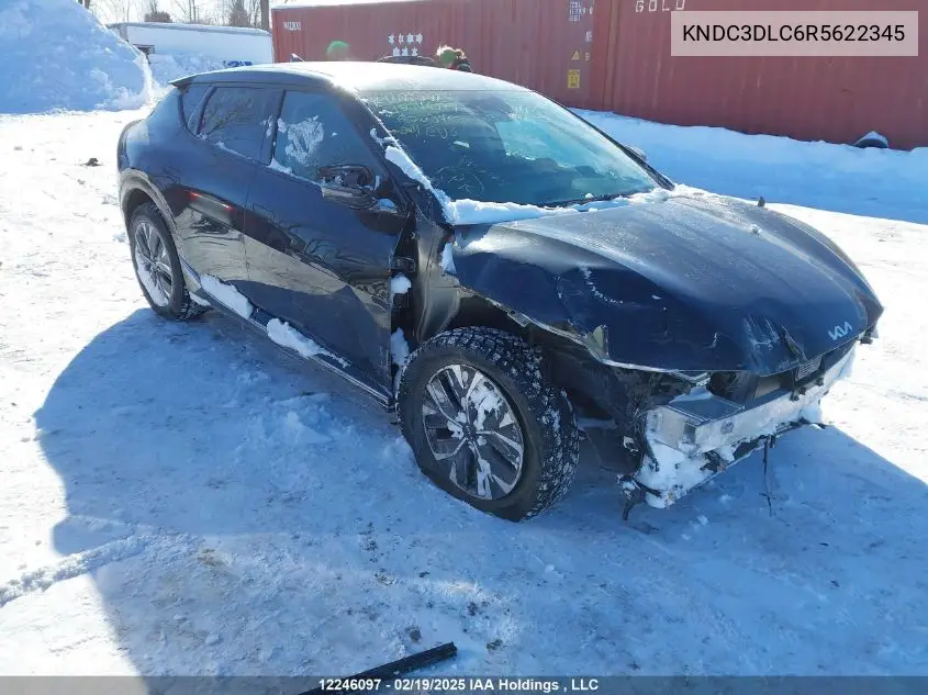Auction sale of the 2024 Kia EV6 , vin: KNDC3DLC6R5622345, lot number: 12246097