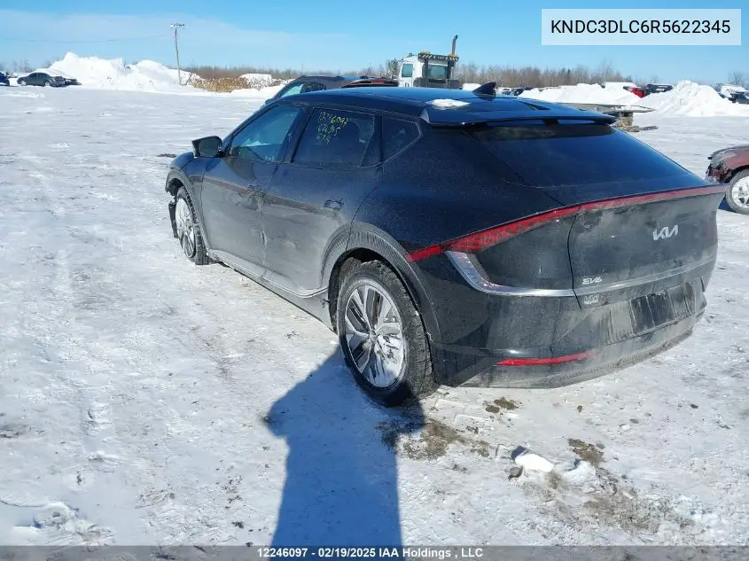 Auction sale of the 2024 Kia EV6 , vin: KNDC3DLC6R5622345, lot number: 12246097