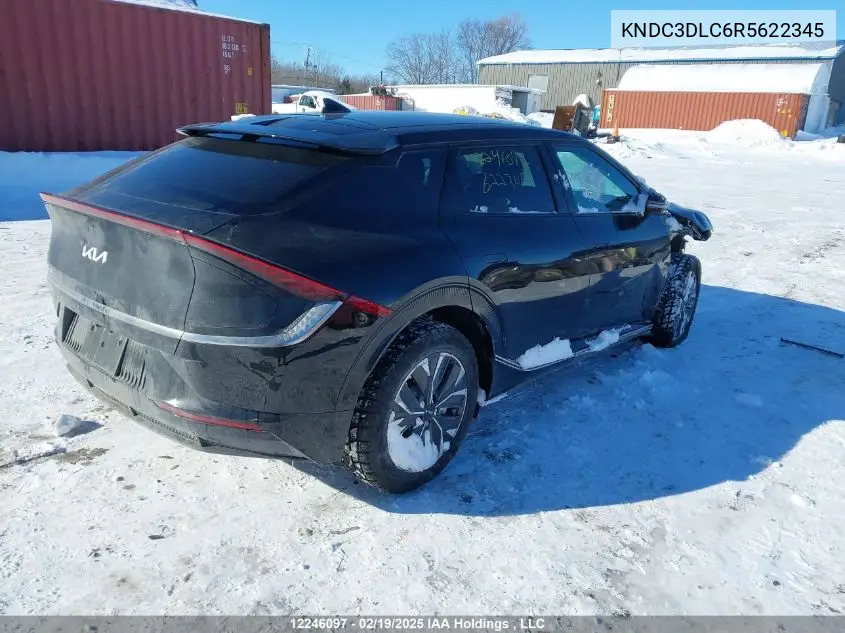 Auction sale of the 2024 Kia EV6 , vin: KNDC3DLC6R5622345, lot number: 12246097
