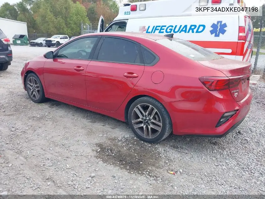 Auction sale of the 2019 Kia Forte , vin: 3KPF34ADXKE047198, lot number: 43740075