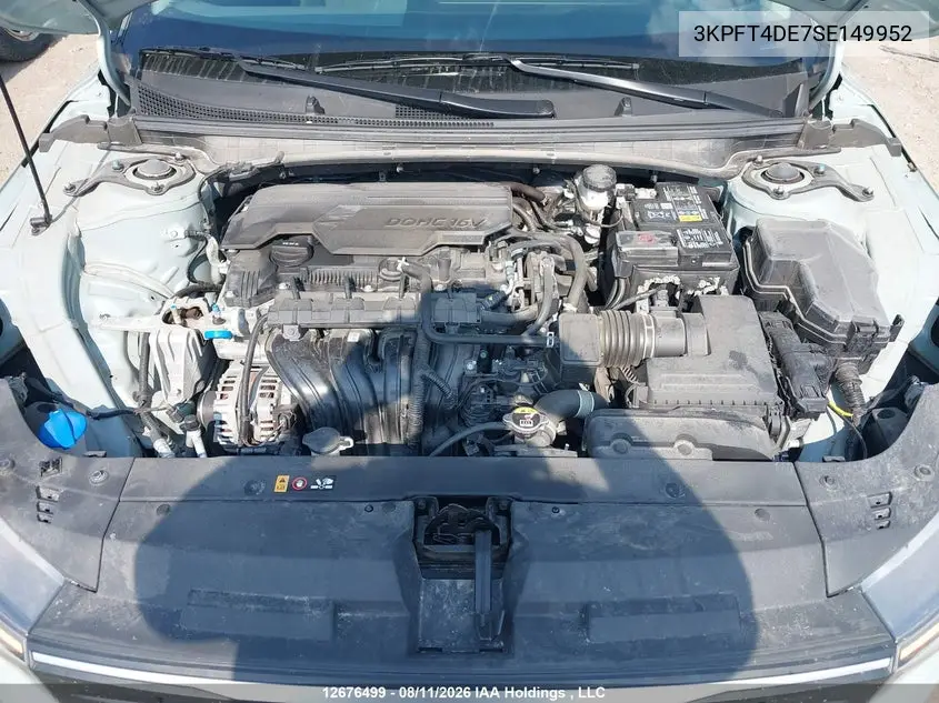 Auction sale of the 2025 Kia K4 , vin: 3KPFT4DE7SE149952, lot number: 12676499