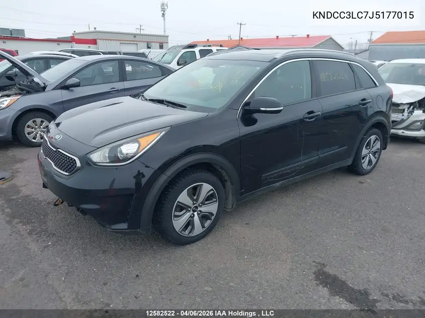 Auction sale of the 2018 Kia Niro , vin: KNDCC3LC7J5177015, lot number: 12582522
