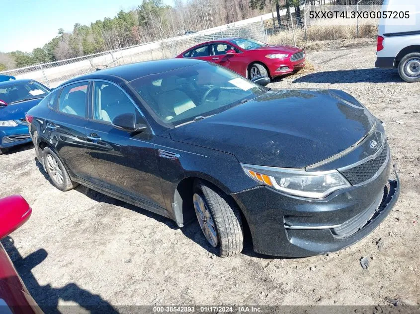 Auction sale of the 2016 Kia Optima , vin: 5XXGT4L3XGG057205, lot number: 38542893