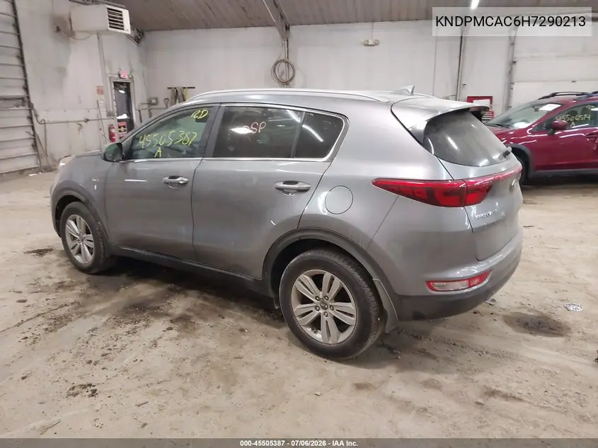 Auction sale of the 2017 Kia Sportage , vin: KNDPMCAC6H7290213, lot number: 45505387