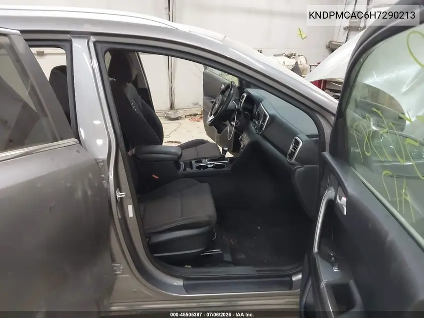 Auction sale of the 2017 Kia Sportage , vin: KNDPMCAC6H7290213, lot number: 45505387