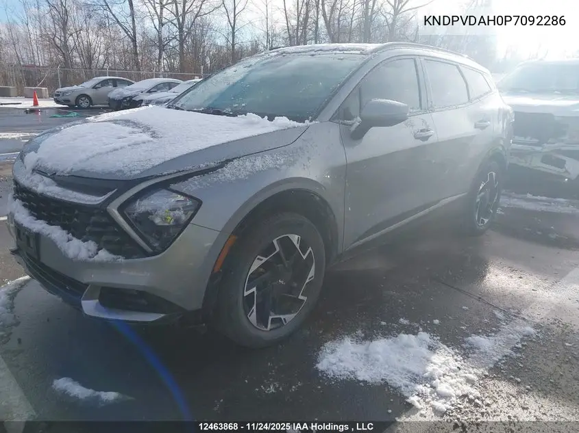 Auction sale of the 2023 Kia Sportage , vin: KNDPVDAH0P7092286, lot number: 12463868