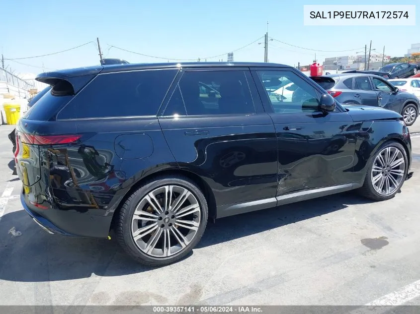 Auction sale of the 2024 Land Rover Range Rover Sport , vin: SAL1P9EU7RA172574, lot number: 39357141