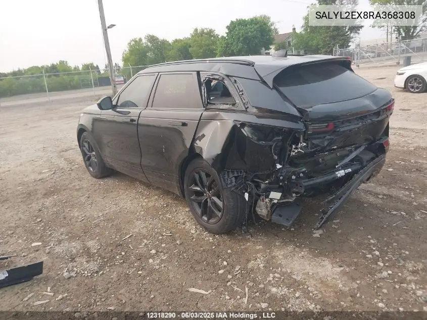 Auction sale of the 2024 Land Rover Range Rover Velar , vin: SALYL2EX8RA368308, lot number: 12318290