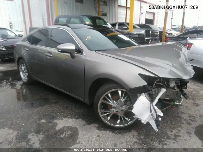Auction sale of the 2017 Lexus ES , vin: 58ABK1GGXHU071209, lot number: 37356371