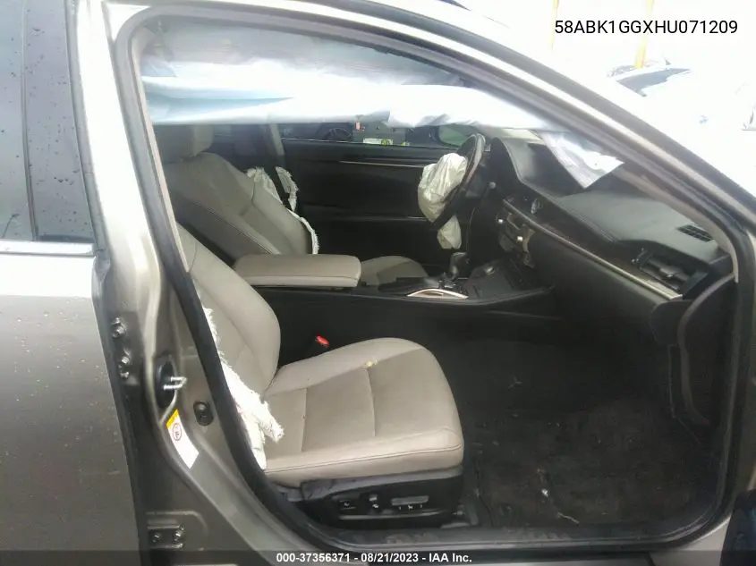 Auction sale of the 2017 Lexus ES , vin: 58ABK1GGXHU071209, lot number: 37356371