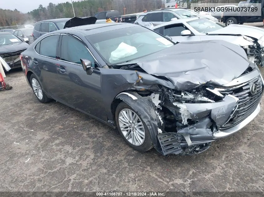 Auction sale of the 2017 Lexus ES , vin: 58ABK1GG9HU073789, lot number: 41108707