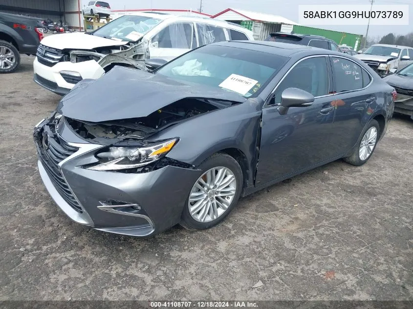 Auction sale of the 2017 Lexus ES , vin: 58ABK1GG9HU073789, lot number: 41108707