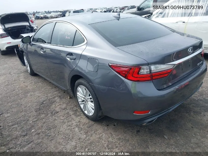 Auction sale of the 2017 Lexus ES , vin: 58ABK1GG9HU073789, lot number: 41108707