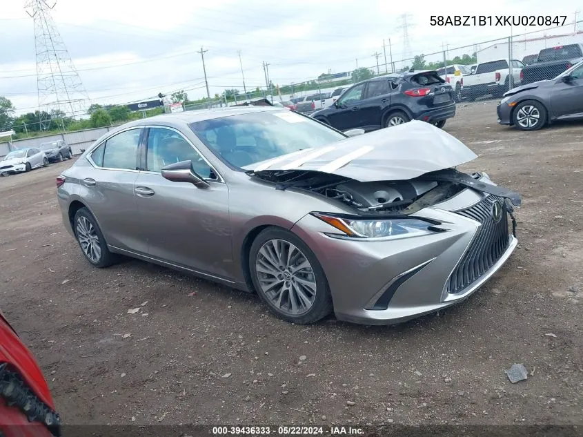 Auction sale of the 2019 Lexus ES , vin: 58ABZ1B1XKU020847, lot number: 39436333
