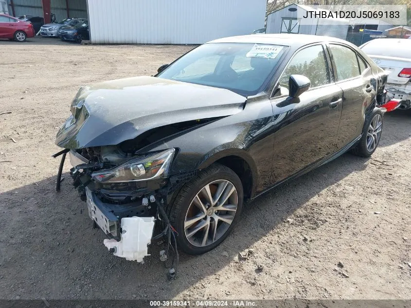 Auction sale of the 2018 Lexus IS , vin: JTHBA1D20J5069183, lot number: 39159341