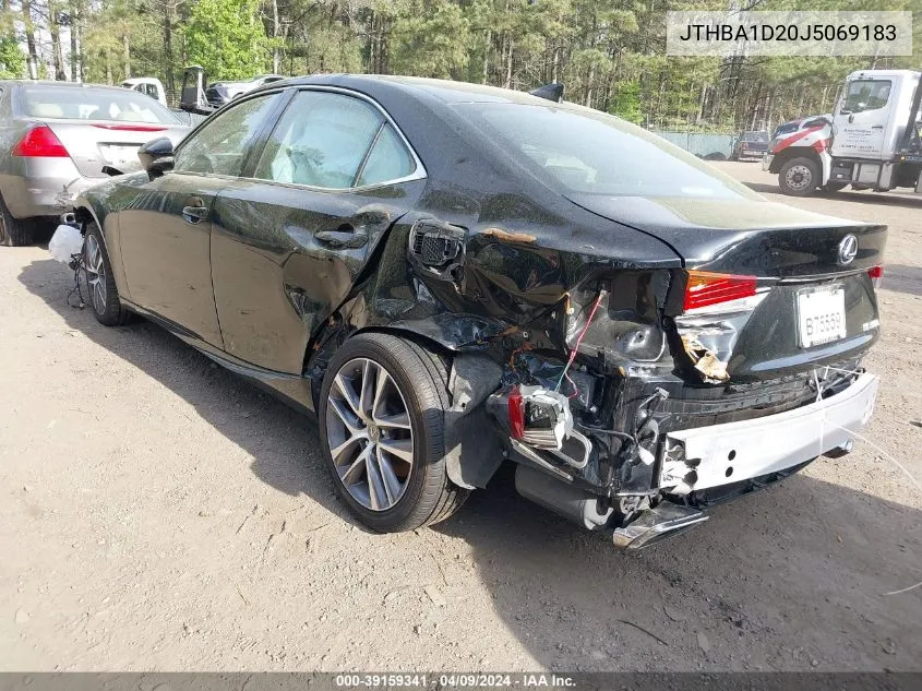 Auction sale of the 2018 Lexus IS , vin: JTHBA1D20J5069183, lot number: 39159341